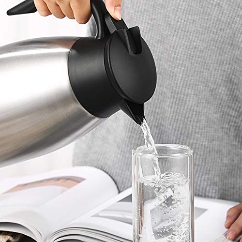 68Oz Coffee Carafe Airpot Insulated Coffee Thermos Urn Stainless Steel Vacuum Thermal Pot Flask For Coffee, Hot Water, Tea, Hot Beverage - Keep 12 Hours Hot, 24 Hours Cold … #TOP3