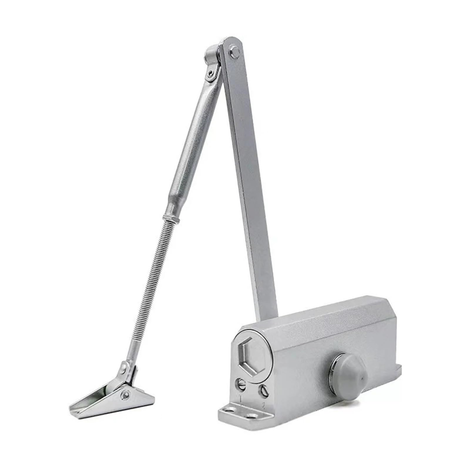 SWENEEN Hydraulic Buffer Automatic Door Closer 25Kg To 85Kg Adjustable Speed Door Closing Equipment Metal Spring Buffer Door Hardware Easy For Home Commercial Use (45),45-85KG