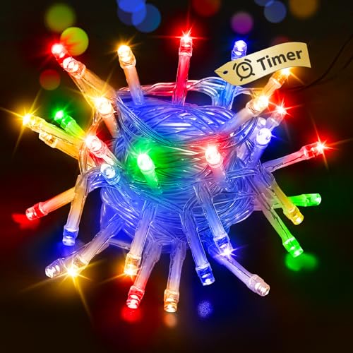 btfarm Lichterkette Batterie mit Timer 2 Modi, 3M 30 LED Lichterketten...
