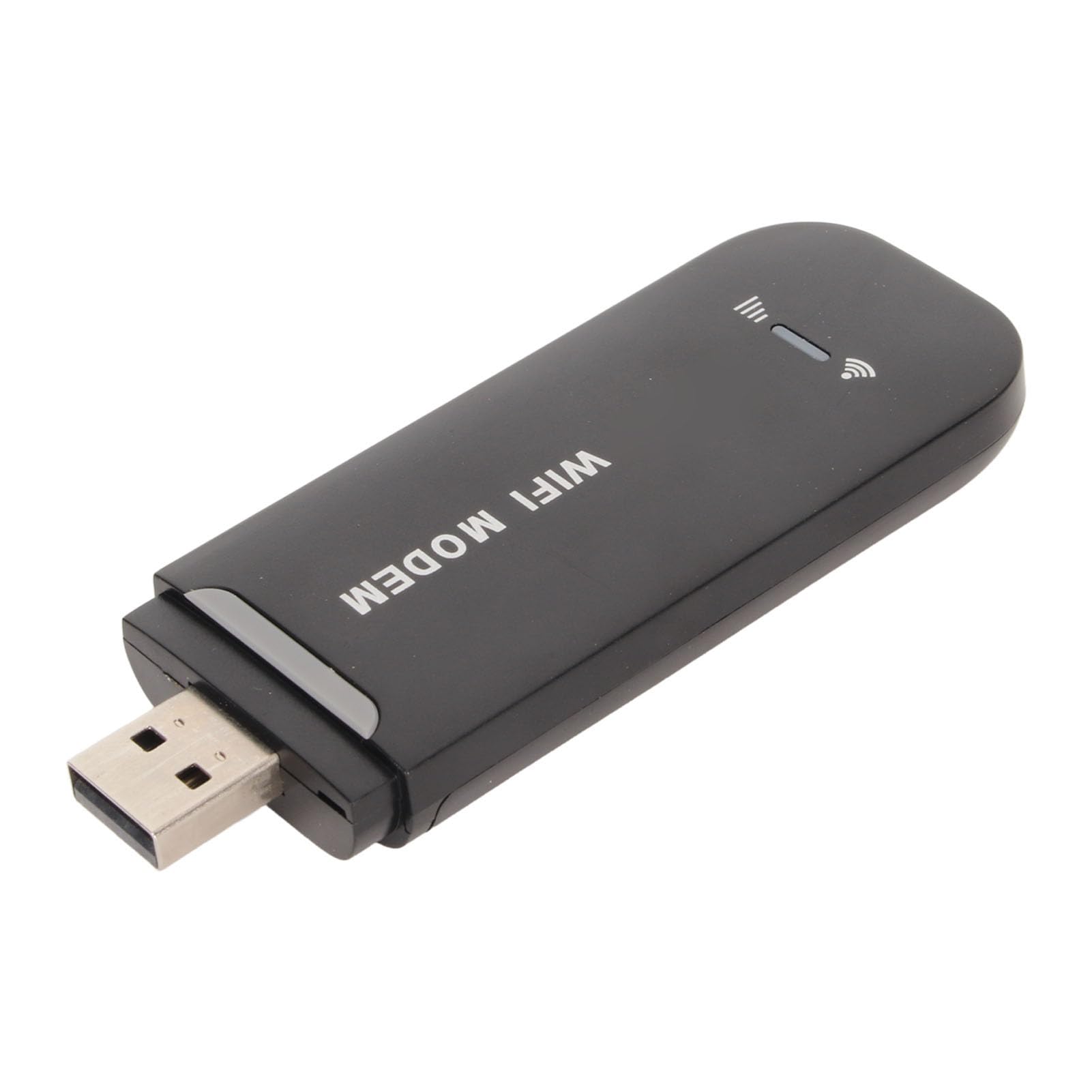 Enrutador WiFi 4G de Alta Velocidad, hasta 150 Mbps, Admite 10 Usuarios, Ranura para Tarjeta SIM, Módem WiFi USB 4G LTE Portátil para Oficina, Viajes a Casa, Plug and Play (Black)