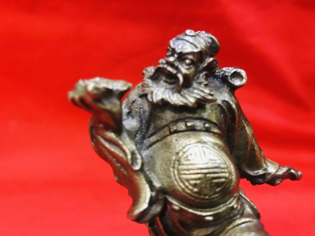 Amazon.co.jp: 置物天師鍾馗招財開運鎮宅辟邪銅器 鍾馗 装飾品 伝統