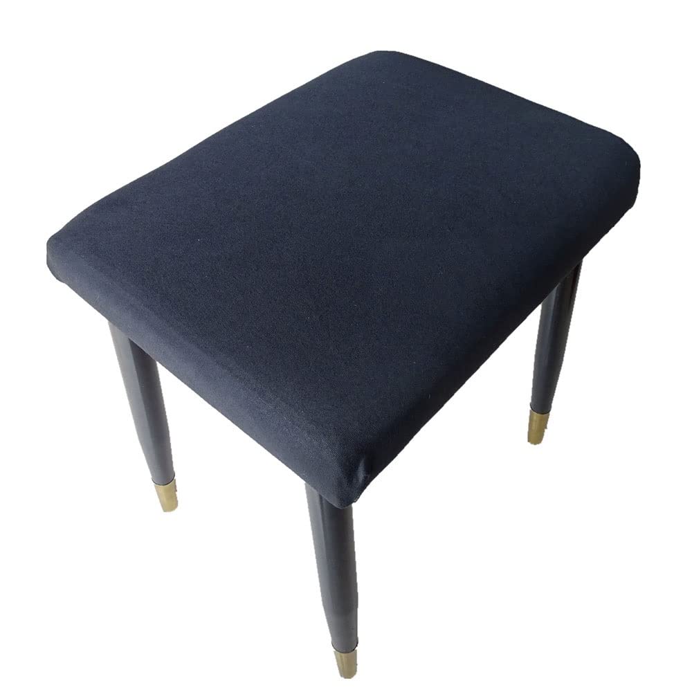 ZZDZW Housse de Tabouret Extensible Housse de Chaise Couvre- Couverture de Tabouret Coiffeuse Tabouret de Piano Housse De Protection Pouf Rectangulaire Housse pour Repose -Pieds