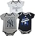 New York Yankees Triple Play 3 Pack Bodysuit Onesie Set