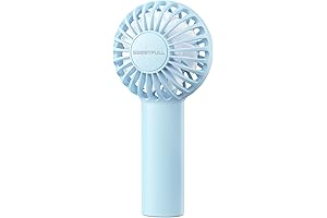 Rechargeable Portable Mini Blue Fan