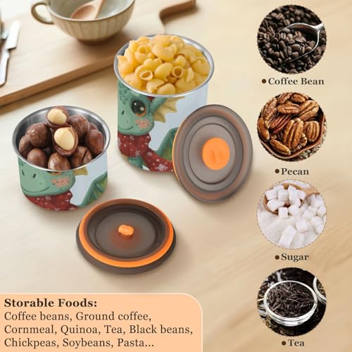 Contenedor hermético OTVEE acero 500ml para café miniatura 6