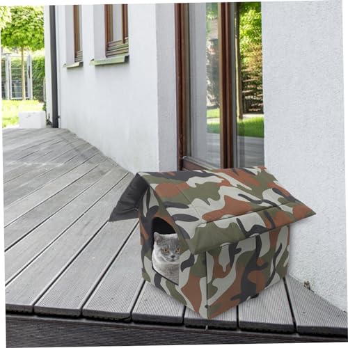 GANAZONO Para Gatos Ao Ar Livre Casinha Cachorro Casa Gatos Selvagens Casa Barraca Para Gatos Para G