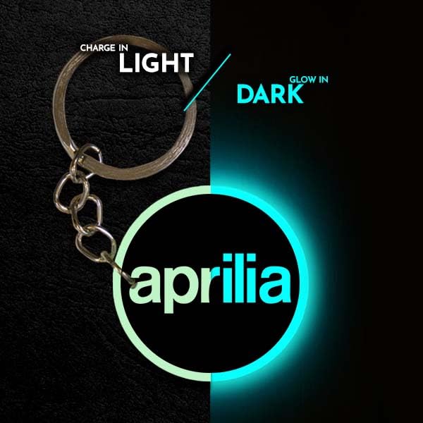 Image of Mi Glow Store Glow in Dark Keychain for Bike Men | Gift for Man | Bike Accessories | Charges in Light Glows in Dark | Key chain for Bike