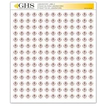 GHS/HazCom 2012 Hazard Class Pictogram Label, Flame Circle, 1/2" each Pack of 1820