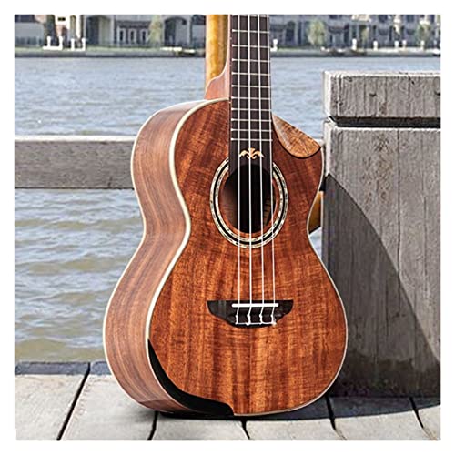 ukulélé Voyage 26 Pouces Ukulélé À Découper Hawaïen À La Pinceau Rouge Placage De Rosewood Petite Guitare - Les Beatles, Paul McCartney, John Lennon, RIngo Starr, George Harrison ukulélé Voyage 26 Pouces Ukulélé À Découper Hawaïen À La Pinceau Rouge Placage De Rosewood Petite Guitare – Image 4