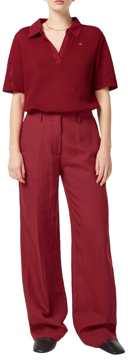 Scotch & Soda Women's Roadside Red Edie Trousers, 26W X 32L