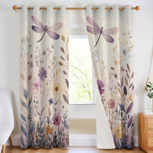 Rideaux occultants anti froid violet 140x245 drap isolant phonique à œillets - 5