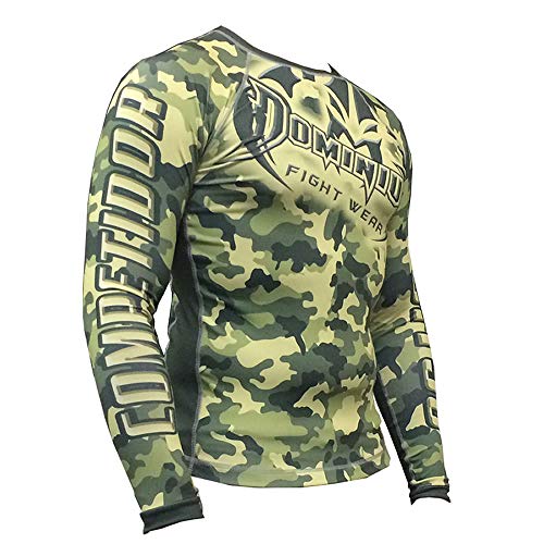 Camisa Rash Guard de Compressão Termica Camuflada Exercito 2810 Jiu Jitsu - XGG