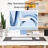 USB C Hub for iMac 24 inch 2021/2023/2024, Minisopuru i-Mac Hub Support M.2 NVMe SSD, i Mac Accessories for iMac M1/M3/M4, Docking Station with USB A/C 10Gbps, SD/TF, M.2 SSD (Not Included), Blue.