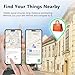 Air Tracker Tags-4 Pack: Smart Bluetooth Tracker, Compatible with Apple Find My APP (iOS Only) Replaceable Battery, IP67 Waterproof, Suitable for Luggage, Wallets, Backpacks, Keys Tracking Tag, Black