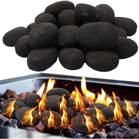 Suzile 48 Pcs Lava Rocks Cover