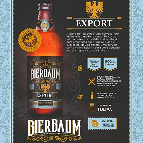 Kit Especial Colecionador de Cervejas Bierbaum | Export + Copo de Cerveja