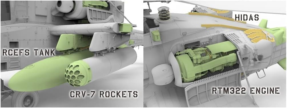 TAKOM 2604 AH MK. I Apache Attack Helicopter 1:35 Scale Model Making