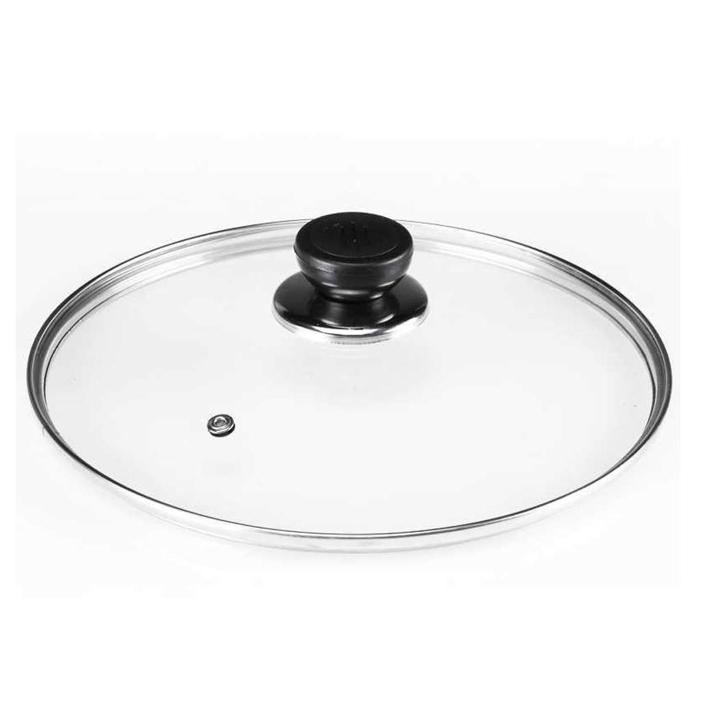 Couvercle,Couvercles de casserole couvercle de casserole en verre trempé couvercle de casserole à vapeur couvercle de casserole Transparent ménage couvercle de casserole de remplacement univ