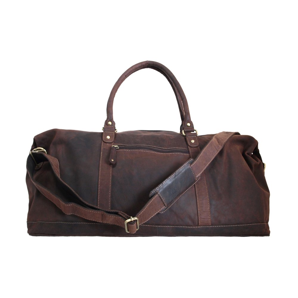 Shalimar Kilmore Reisetasche aus geöltem Leder im Vintage-Stil, 65 x 23 x 29 cm