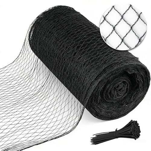 Bird Netting for Garden 7.5 x 100 FT Heavy Duty Black...