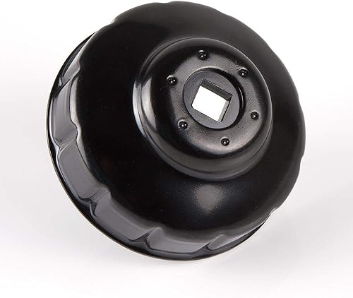 KiWAV Herramienta de extracción de llave de filtro de aceite para BMW 2.992in x 12 flautas