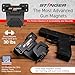 Stinger Magnetic Gun Mount Rack w/Trigger Guard Protection, Gun Holder Conceal in Car, Truck, Vehicle, Desks, Safes, Walls, Gun Magnet for Handgun Rifle Shotgun Pistol Revolver (Prime Black 1Pack)