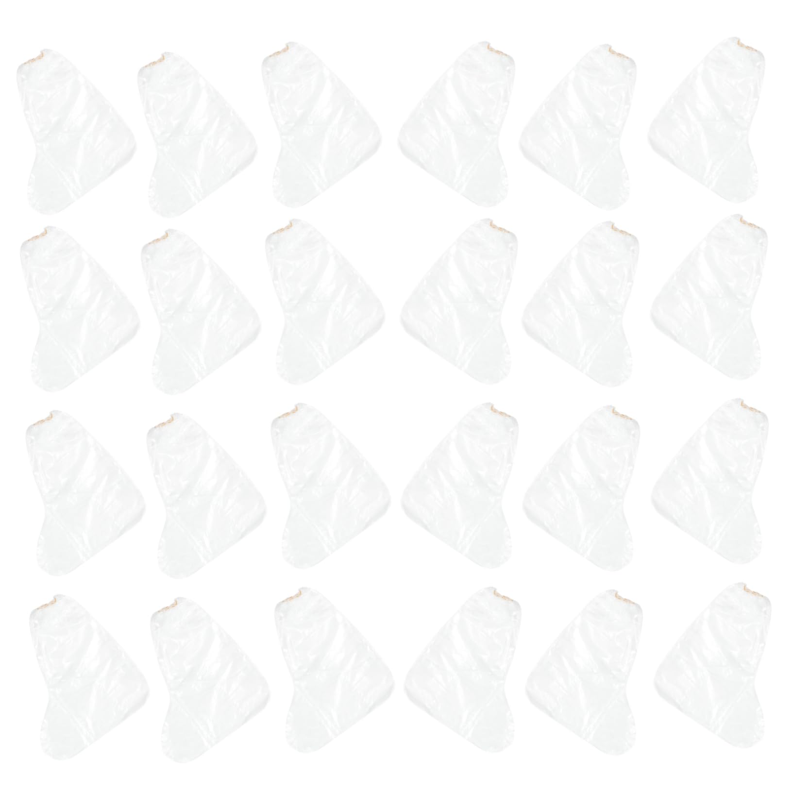 Couvre-Chaussures Jetables Antidérapants 50 Pièces PE | Protection Pluie Extérieure, Usage Pratique, Lot Transparent pour Jours Humides