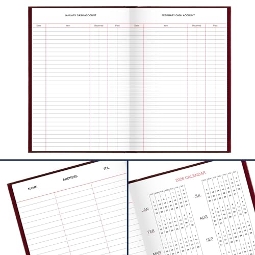 AT-A-GLANCE 2025 Diary, Standard Diary, Daily, 5" x 7-1/2", Small, 12-Month, Hardcover, Red (SD3871325) by AT-A-GLANCE - Image 8