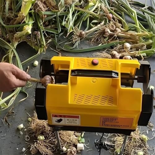Cortador eléctrico de raíces y tallos de ajo doble cabeza miniatura 6