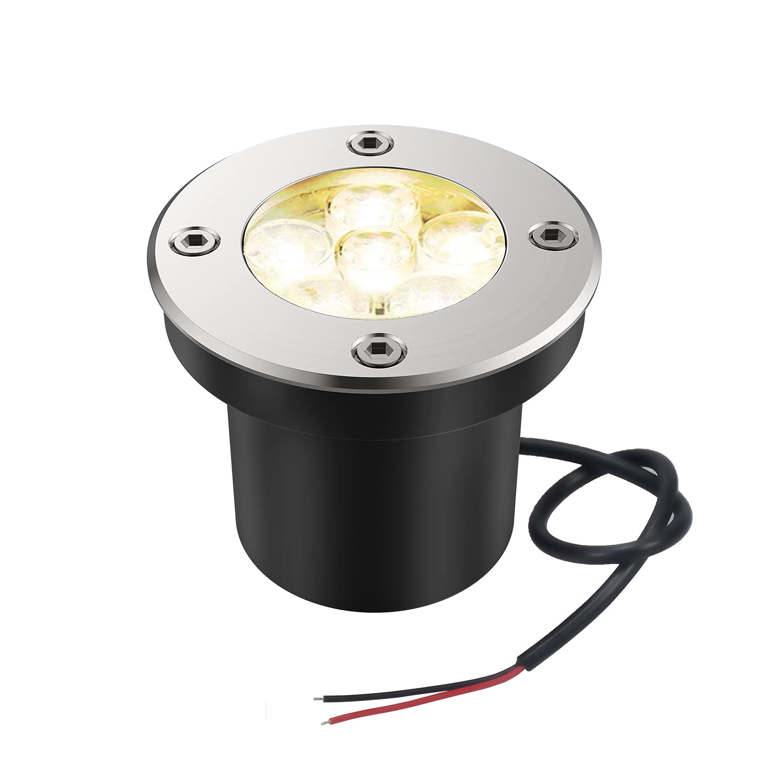 Buy Outdoor Landscape Lights, JESLED 6W LED In Ground Well Lights, 12V