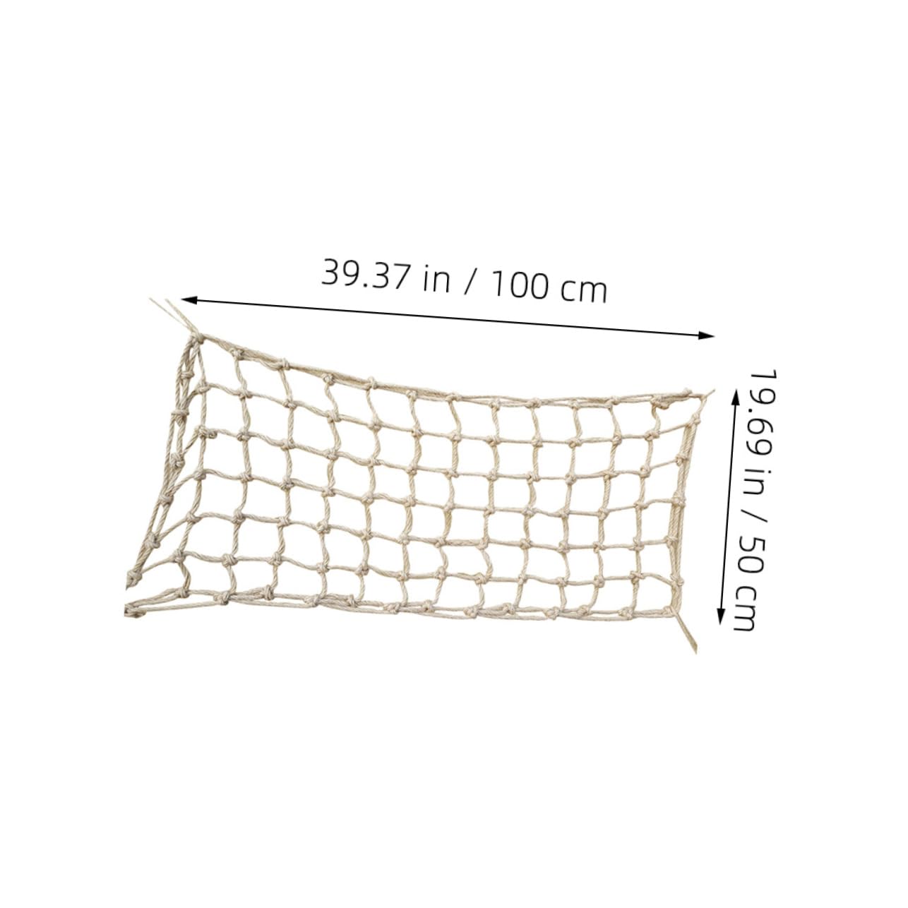 ibasenice Large Medium Parrot Climbing Net Durable Rope Hanging for Birds Easy Install Play Gym Accessory to Enhance Physical and