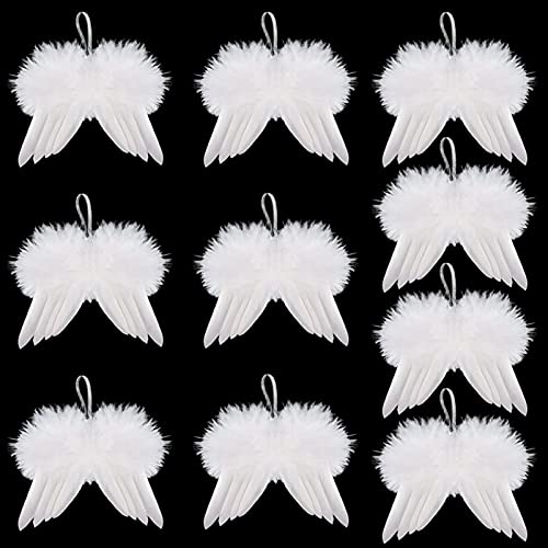 ToBeIT 10pcs Engelsflügel Federn Engel Flügel Anhänger...