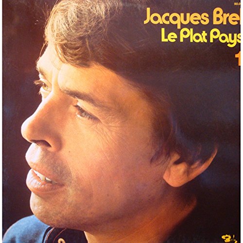 JACQUES BREL le plat pays LP 1962 Barclay - bourgeois/bruxelles/casse pompon EX++