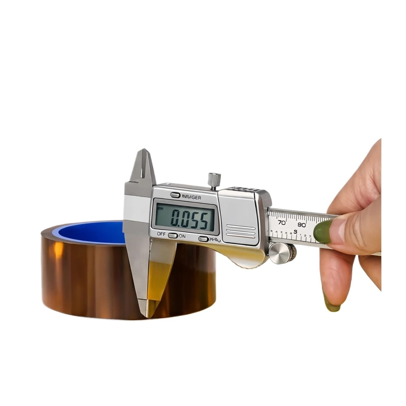 Poliimidowa taśma izolacyjna | Wielokolorowe 0,055 mm x 2-35 mm x 35 M 1/2 rolki do lutowania PCB: taśma termoprzewodząca(2 Rolls,35M-0.055MM-25MM)