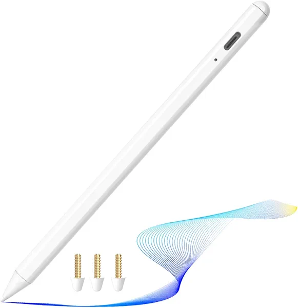 Stylus Pen for Apple iPad Pencil - iPad Pen A16 10th 9th 8th 7th 6th Gen for Apple Pencil 2nd Generation Compatible 2018-2025 iPad Pro M4 11-12.9 Inch iPad Air M2 M3 5th 4th 3rd Mini A17 6th 5th