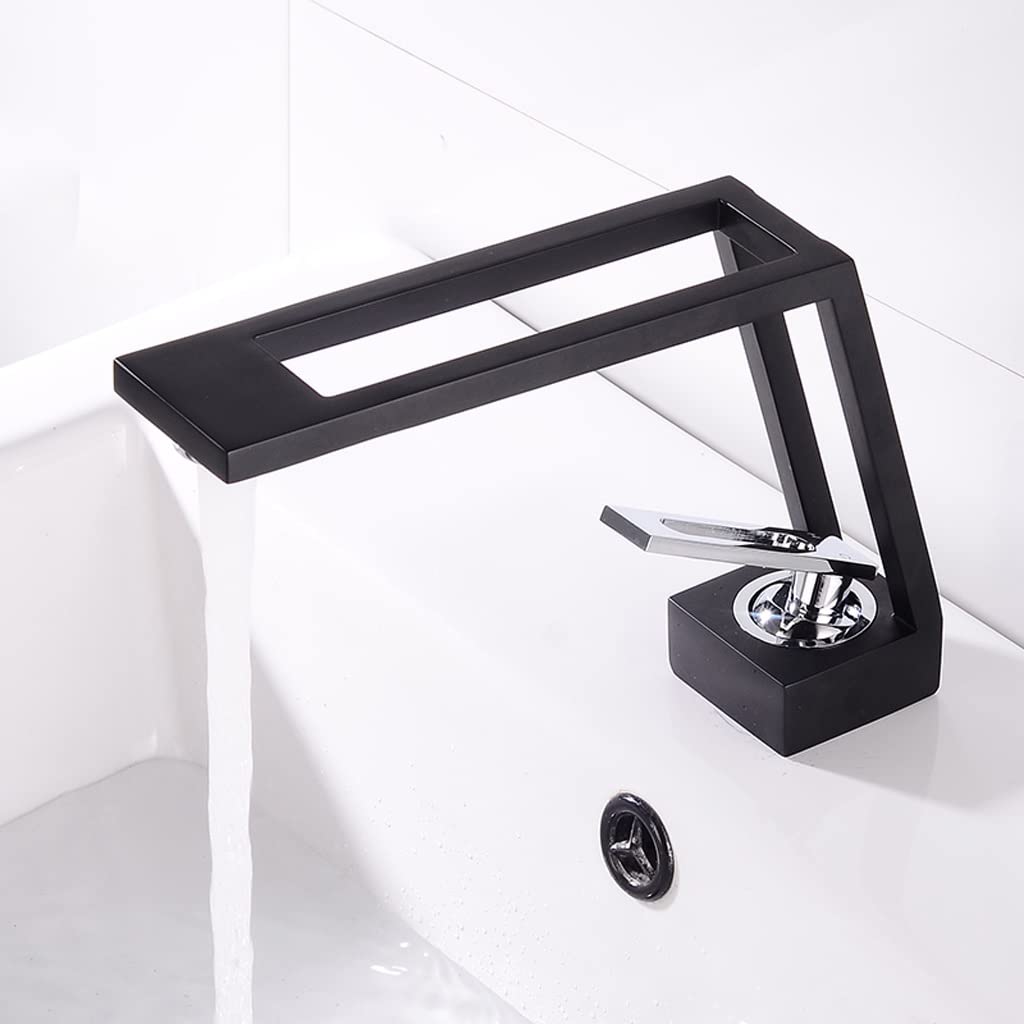 Robinet de lavabo cascade en laiton massif pour une salle de bain chic