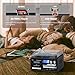 9-in-1 Retro Turntable with Built-in Speakers, Reocrd Player with Bluetooth, AM/FM Radio, CD, Cassette, USB/SD Playback, Remote Control, and Headphone Jack
