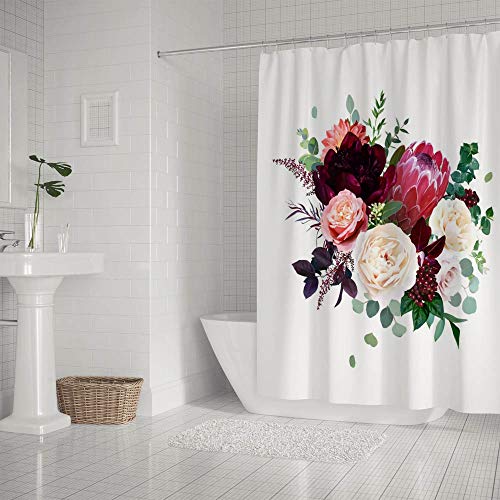 Rideau de douche polyester au fini textile de haute qualité - 3
