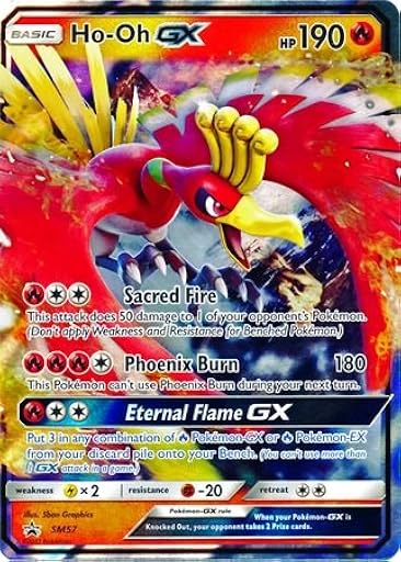Pokemon Ho Oh GX SM57 Promoción Pokemon Sol y Luna Promociones | Ya disponible en tu tienda friki favorita! En mundofriki.es!