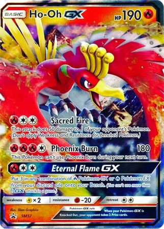 Pokemon Ho Oh GX Promoción Pokemon Sol y Luna Promociones