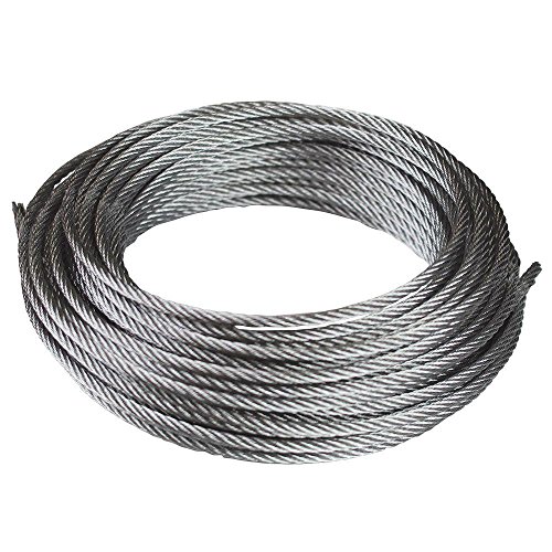 Cable de acero inoxidable 7x7 A4 resistente de 3mm y 10 metros 3