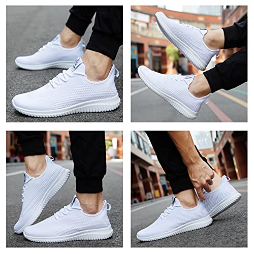 Image of YDB Men's Running Shoes Ultra Lightweight Breathable Walking Shoes Non Slip Athletic Fashion Sneakers Mesh Workout Casual Sports Shoes