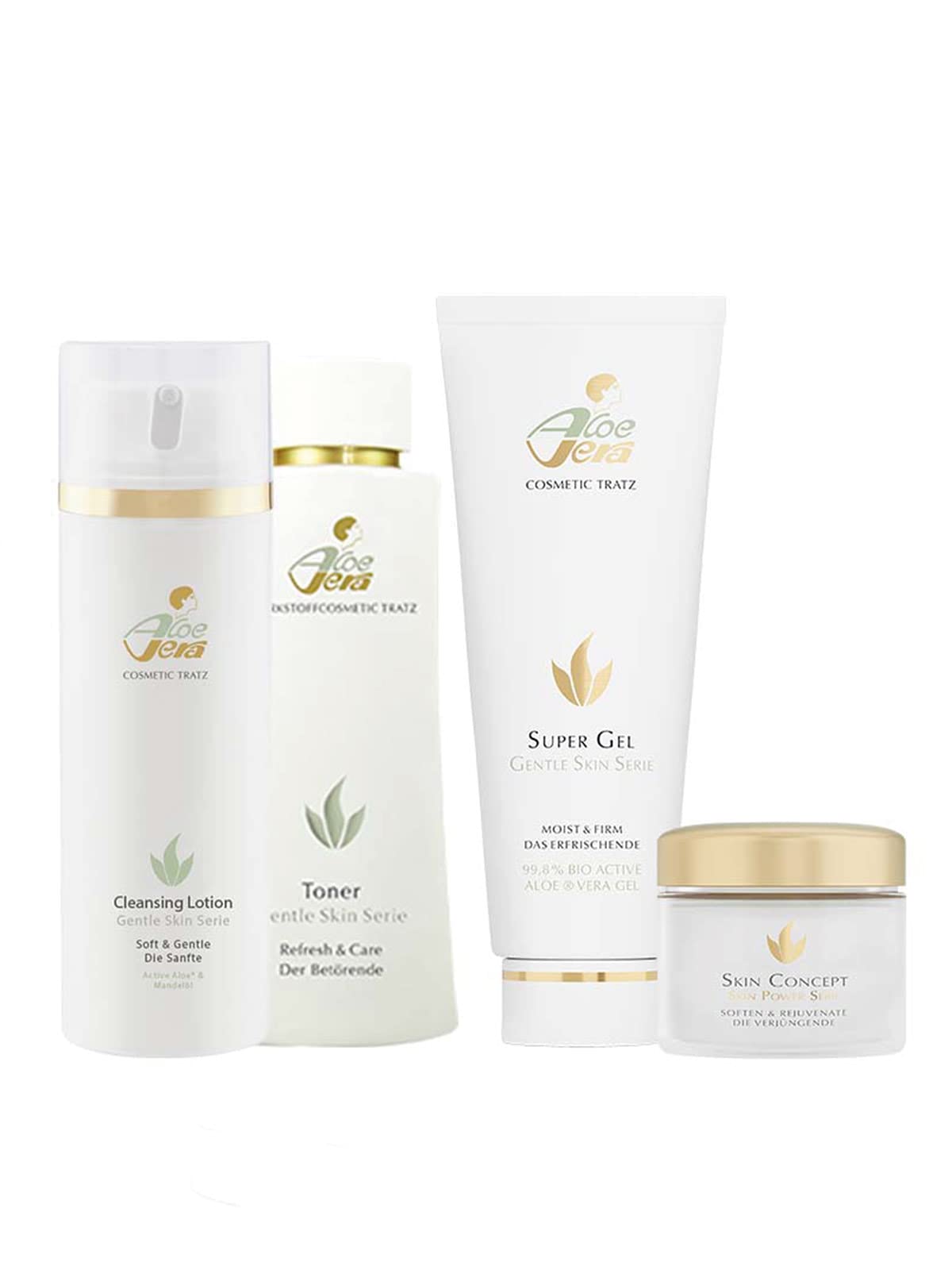 Aloe Vera Cosmetic Tratz Pflegeset feuchtigkeitsarme Haut, 450ml