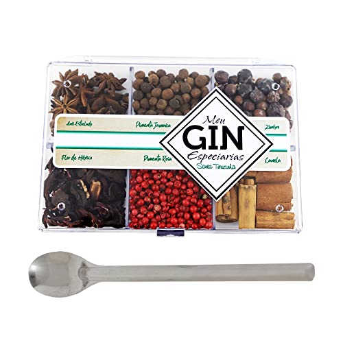 Kit Gin Tônica 06 Especiarias Pocket - JAMAICA + COLHER