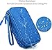 CAOODKDK Electronics Accessories Organizer Pouch, Electronic Organizer Travel Case Cable Organizer for Cable, Charger, SD Card, Business Travel Gadget Bag (Blue)