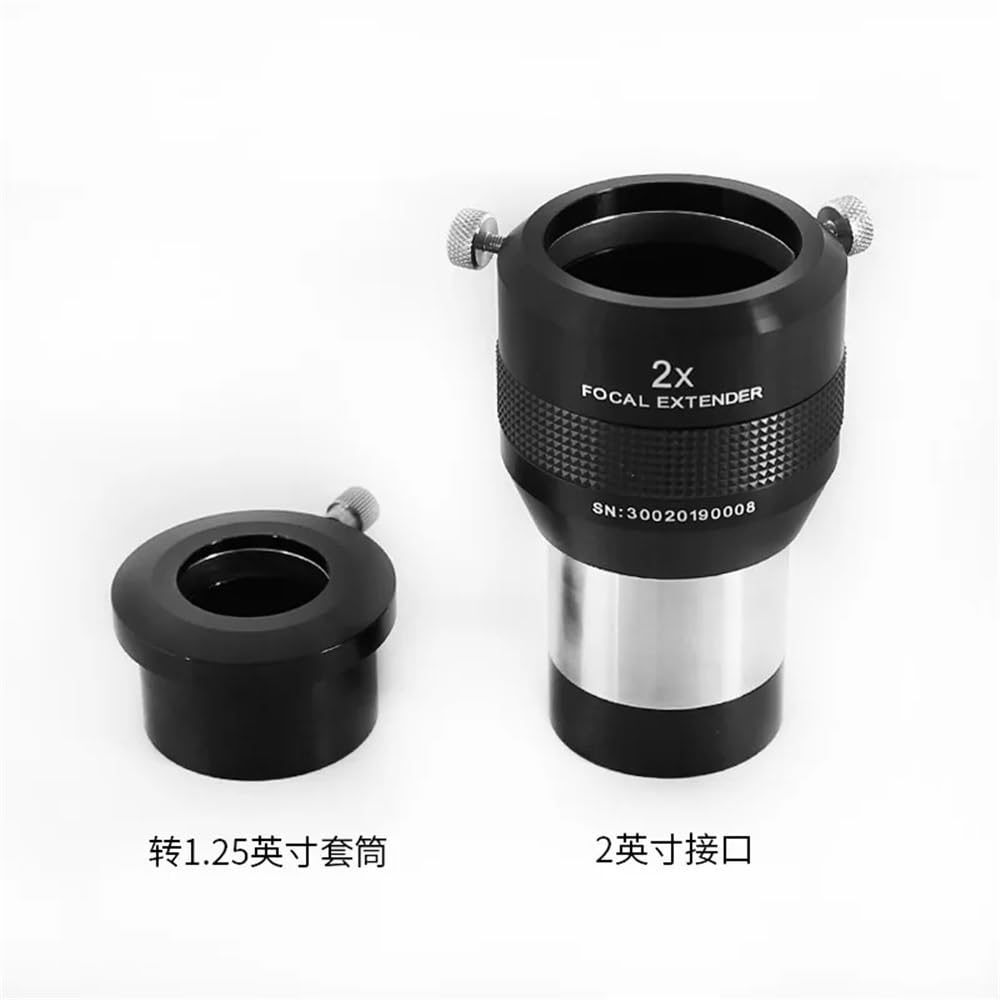 Accessoires pour télescopes Lentille de Barlow apochromatique en métal de 2 Pouces avec Extension focale 2X