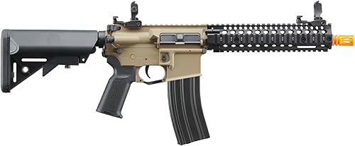 Miniatura 4 de Lancer Tactical Gen 2 Rail Raider de metal M4 Airsoft AEG Rifle de alta velocidad Mid Mag- batería de 9.6 V Nimh de 1600 mAh, cargador de pared y