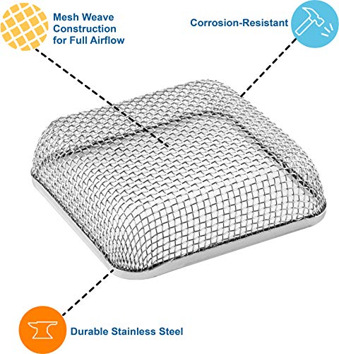 Halotronics RV Refrigerator/Furnace Vent Cover/Bug Screen for Suburban 6 & 10 Gallon Water Heaters