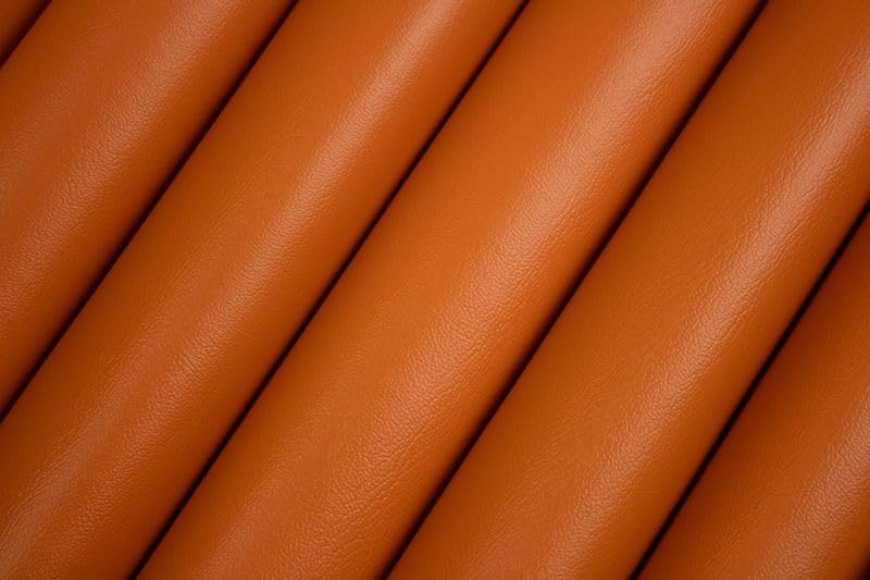 Dark Orange Marine Vinyl Fabric for Seats and Outdoor Furniture