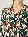 Allegra K Women's Long Sleeve Blouse Tops 2025 Fall Floral Bow Tie Neck Chiffon Ruffle Top Dressy Casual Shirt Small Green